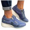 Women's Slip On Breathable Sneakers Shoes Fashion Rhinestone Sneakers for Women Walking Tennis Shoes Lightweight Comfort Wedge Casual Sneakers for Gym Travel Work view 3