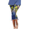 Leggings for Women 2024 Capri Pants Leggings Fitness Tights Workout Print Gym Capri Trousers 3/4 Length Cropped Pants view 1