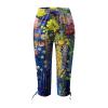 Leggings for Women 2024 Capri Pants Leggings Fitness Tights Workout Print Gym Capri Trousers 3/4 Length Cropped Pants view 3
