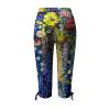 Leggings for Women 2024 Capri Pants Leggings Fitness Tights Workout Print Gym Capri Trousers 3/4 Length Cropped Pants view 4