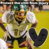 2pcs Softball Fielder's Facemask Chin Cup, Maximum Protection Catchers Mask Chin Pad Replacement Baseball Softball Face Guard Helmet Padding for Men Women Teens Youth & Adult view 4