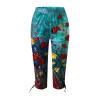 Leggings for Women 2024 Capri Pants Leggings Fitness Tights Workout Print Gym Capri Trousers 3/4 Length Cropped Pants view 3