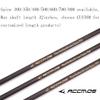 ACCMOS 12pc 28-Inch Spine-400 Arrow Removable Tips Targeting Hunting Arrow Plastic Fletching 2 Inch Vane Carbon Arrows for Compound Bow Recurve Bow Adult Youth Archery Purple Green view 3