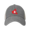 Flag Map of Hamburg Baseball Cap Women Men Mesh-Back Hat Retro Trucker Hats Sun Hat view 2
