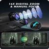 WARMTUYO Night Vision Goggles - 4k Infrared Binoculars with 3.5" HD Screen -16X Digital Zoom 9 Gear Nightvision Binocular for Adults - 5000mAh Up to 12H with 32GB TF Card - Gifts for Hunting Outdoor view 4