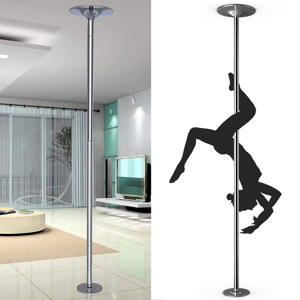CUTPOIY Pole Dancing Pole for Home/Club, Heavy Duty Platinum Stripper Pole Kit with Extension Accessories & Tools, 45 Mm Lockable Dancer Pole (Color : 2.24-2.74M Dance Pole) (2.24)