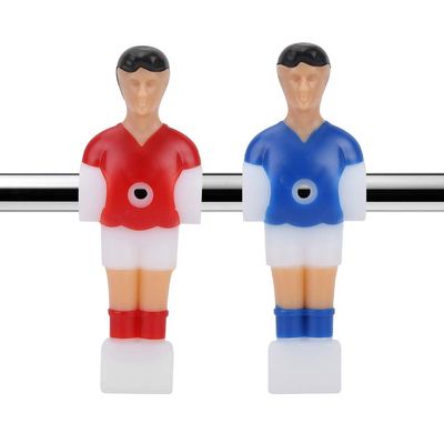 NDNCZDHC 4PCS Foosball Replacement Players Mini Humanoid Plastic Doll Plastic Foosball Table Replacement Parts for Foosball