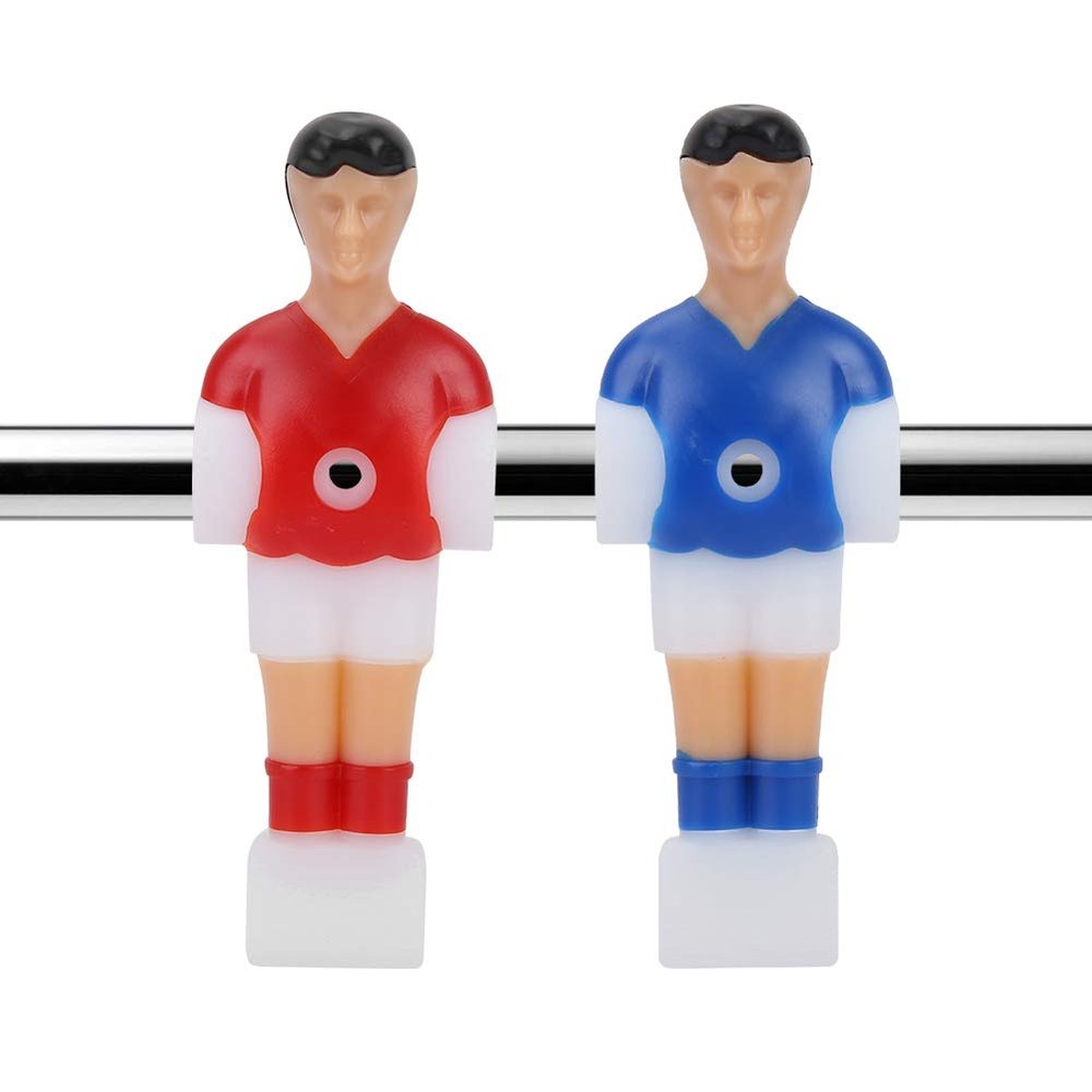 NDNCZDHC 4PCS Foosball Replacement Players Mini Humanoid Plastic Doll Plastic Foosball Table Replacement Parts for Foosball