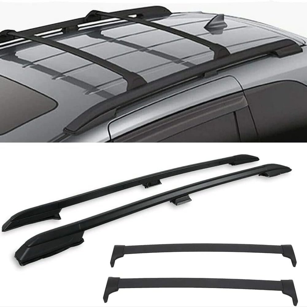 ManiGoon Roof Rack Cross Bar + Roof Side Rail for 2018-2024 Honda Odyssey Luggage Carrier, Black