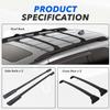 ManiGoon Roof Rack Cross Bar + Roof Side Rail for 2018-2024 Honda Odyssey Luggage Carrier, Black view 2