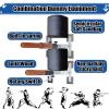 EXCLURA Wall Mounted Martial Arts Training Wing Chun Dummy, Man Wing Chun Training Equipment for Wall, Kung Fu Training Dummy with 3 Striking Pad view 2