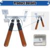 EXCLURA Wall Mounted Martial Arts Training Wing Chun Dummy, Man Wing Chun Training Equipment for Wall, Kung Fu Training Dummy with 3 Striking Pad view 4