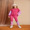 GRACE KARIN Girls Rose Red Sweatshirt Clothes for Girls Outfits Fashion Tracksuit Sweatpants 2 Pieces Pants Sets Size 6 view 2