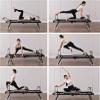Home Studio Pilates Reformer Machine, Pilates Reformer Workout Machine for Home Gym, Adjustable Intensity Foldable Bed for Strength Training, Weight Capacity Up to 440 view 2
