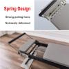 Home Studio Pilates Reformer Machine, Pilates Reformer Workout Machine for Home Gym, Adjustable Intensity Foldable Bed for Strength Training, Weight Capacity Up to 440 view 4