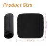 2 Pcs Luggage Handle Wraps for Suitcase Soft Luggage Handle Covers Comfort Luggage Handle Wrap Suitcase Handle Wraps for Comfortable Travel Accessories (Black) view 2