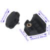 HAJXZH 2PCS Football Helmet Screws Nylon Helmet Visor Clips Repair Kits Black Thumb Screws for Football Helmet Chinstrap Stabilization System view 2