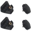 HAJXZH 2PCS Football Helmet Screws Nylon Helmet Visor Clips Repair Kits Black Thumb Screws for Football Helmet Chinstrap Stabilization System view 3