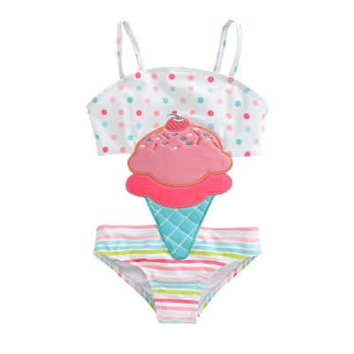 Betadog Girls' Swimsuit Girls Ice One Swimsuit Children's Summer Beach Wear Swimsuit Girl Swimsuit (B, 0-12 Months)