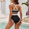 Lymzpwg 2024 Women's Swimsuit Solid Color Sling Fashion Sexy Bikini Swimsuit(Color:Black2421,Size:Small) view 2