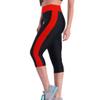 NineFit Basics Capri Running Leggings with Pockets for Women High Waisted Tummy Control 7/8 Length Workout Tights No See-Thru Yoga Pants Red, 3X-Large view 1