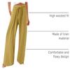 SHAOBGE Women's Lightweight Pants,Prime The Day 2024 Deals,Linen Pants Women Comfy Flowy Wide Leg Pants Trousers Summer High Waisted Beach Palazzo Pants with Pockets 2024YellowXX-Large view 4