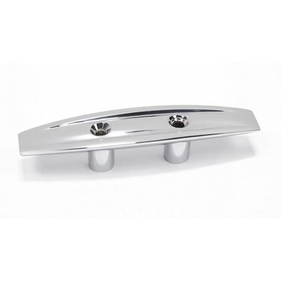 Seachoice 30341 Open Base Cleat, Chrome/Zinc, 6-1/8" L x 1-1/3" W x 1-1/4" H