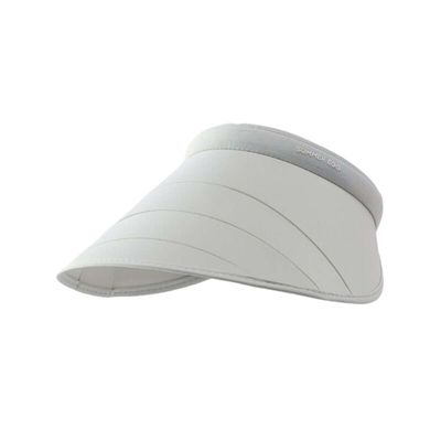 BRUAOWJF Sun Visor Hats for Women Summer Ponytail Foldable Straw Beach Hat with UPF 50+(Color:A)