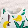 AMIMOJY today's deals Boys 2024 New Set Hawaiian Summer Clothes Coconut Botanical Sleeveless Tank Toddler Tops Shorts Casual Outfit 2Pcs 18 months girl clothes fall, Green view 2
