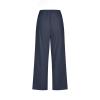 Casual Capri Pants for Women, of Today Prime,Capri Pants for Women Casual 2024 Summer Drawstring Elastic High Waist Linen Pants Straight Wide Leg Lounge Capris2-NavyXX-Large view 4