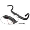AGSDGAWD Road Bike Handlebar, 31.8mm Road Bicycle Handle Bar Full Carbon Fiber Bike Handlebar Bent Handlebar Cycling Drop Bar Bicycle Part(Color:420mm) view 3