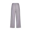 Cotton Linen Pants Women,Todays Daily Deals Clearance,Capri Pants for Women Casual 2024 Summer Drawstring Elastic High Waist Linen Pants Straight Wide Leg Lounge Capris3-GreySmall view 4