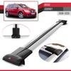 Compatible with Dodge Journey 2008-2024 Fly Model Car Roof Rack Cross Bar Grey Aluminium 2 Bars view 3