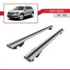 accessorypart Compatible with Skoda Kodiaq 2017-2023 Hook Model Car Roof Rack Cross Bar Grey Aluminium 2 Bars view 4