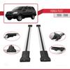 accessorypart Compatible with Honda Pilot 2003-2008 Fly Model Car Roof Rack Cross Bar Grey Aluminium 2 Bars view 3