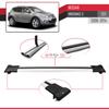 Compatible with Nissan Murano 2 (Z51) 2008-2014 Fly Model Car Roof Rack Cross Bar Grey Aluminium 2 Bars view 4