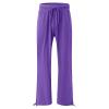 SHAOBGE Long Pants for Women,Deals of The Day,Linen Pants Women Comfy Flowy Wide Leg Pants Trousers Summer High Waisted Beach Palazzo Pants with Pockets 2024PurpleX-Large view 3