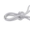 Parelli Horseman's Strong Lightweight Simple Knots Everyday Use UV Resistant Thin Smooth Yachting Braid Polyester Horse Rope Halter with Leather Poppers, Regular, White view 2