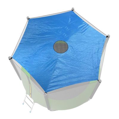 Trampoline Shade Cover, Trampoline Cover Anti-UV Trampoline Sun Shade Cover, 8ft 10ft 12ft 14ft 16ft Trampoline Sun Protection Trampolines Canopy, Waterproof Anti-UV Trampolines Sunshade Accessories