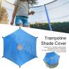 Trampoline Shade Cover, Trampoline Cover Anti-UV Trampoline Sun Shade Cover, 8ft 10ft 12ft 14ft 16ft Trampoline Sun Protection Trampolines Canopy, Waterproof Anti-UV Trampolines Sunshade Accessories view 2