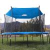 Trampoline Shade Cover, Trampoline Cover Anti-UV Trampoline Sun Shade Cover, 8ft 10ft 12ft 14ft 16ft Trampoline Sun Protection Trampolines Canopy, Waterproof Anti-UV Trampolines Sunshade Accessories view 3