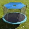 Trampoline Shade Cover, Trampoline Cover Anti-UV Trampoline Sun Shade Cover, 8ft 10ft 12ft 14ft 16ft Trampoline Sun Protection Trampolines Canopy, Waterproof Anti-UV Trampolines Sunshade Accessories view 4