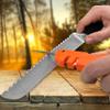 AccuSharp Explorer Outdoor Survival Tool with Built-in Knife & Sharpener, Diamond-Honed Tungsten Carbide Reversible Blades, Fine Ceramic Rods, Compact & Multifunctional view 4