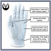 Shhhhh Golf Glove Premium 100% Cabretta Leather Men's Funny Golfer Gift Durable White Weather Grip Adult Left Right Hand Sizes S M Large XL XXL view 3