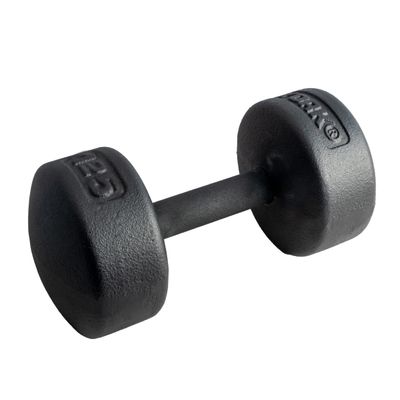 YORK Legacy Solid Round Dumbbell 125 LB, Black