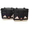 TUSK Pannier Racks Pilot Pannier Bags Black/Tan Compatible with Suzuki DR-Z 400S 2000-2009, 2011-2024 view 1