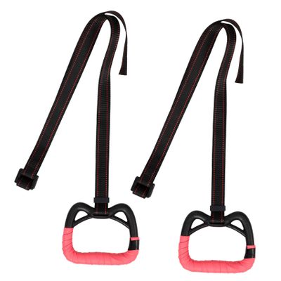 Kisangel Gymnastics Rings for Boy Girl Durable Bodybuilding Circles for Non-Slip Straps for Young Athletes