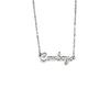 Fan Frenzy Gifts Wyoming Officially Licensed Laser Cowboys Script Necklace view 1