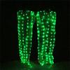 Wjnvfioo Belly Dance LED Fan Accessories Light LED Silk Fans Women LED Light 1 Pair Belly Dance Veil Performance Props view 1
