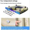 CukUJH Adult Inflatable Kayak Water Sports 4 Person Rubber Boat Fishing Boat Inflatable Boat Kayak Hovercraft Inflatable Boat view 3